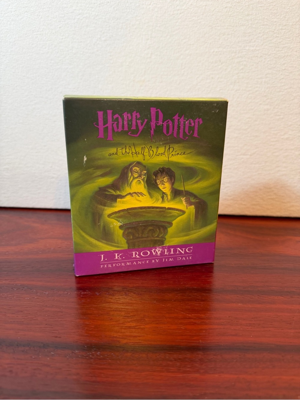 Harry Potter and the Half-Blood Prince Audiobook - Green & Purple Cover
